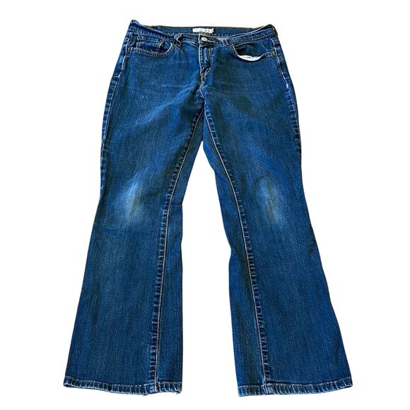 Levi's Women's 515 Boot Cut Jeans Blue Stretch Medium Wash Size 8 Short - Picture 2 of 8